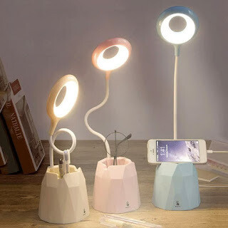 (OFMP24) LED Chargeable Desk Lamp With Organizer