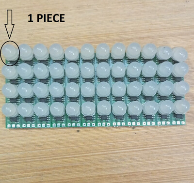 (LD23)  8MM WS2811 ADRESSABLE LED DIODES WITH IC PCB LED (PACK OF 10)