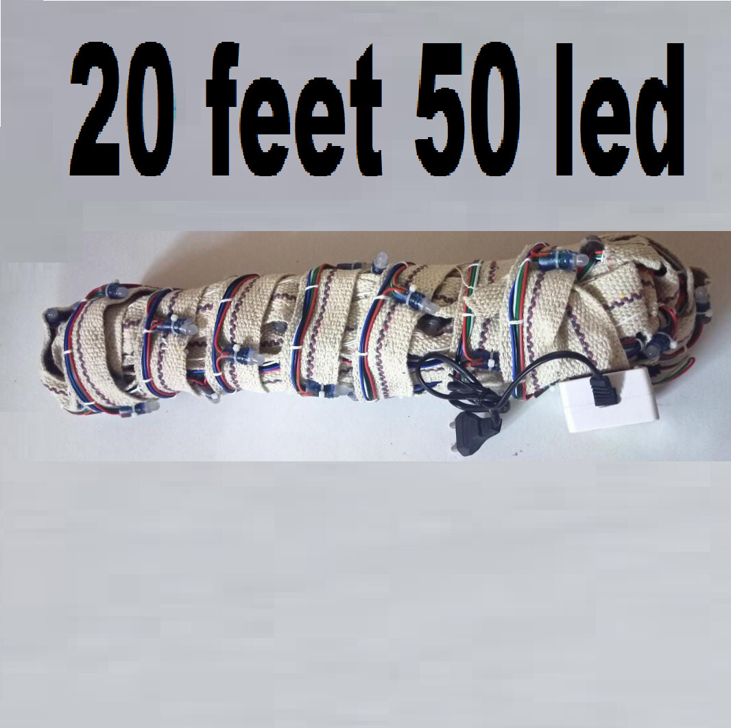 (BLT1) 20 Feet 50 LED PIXEL LED BELT WITH CONTROLLER AND POWER SUPPLY