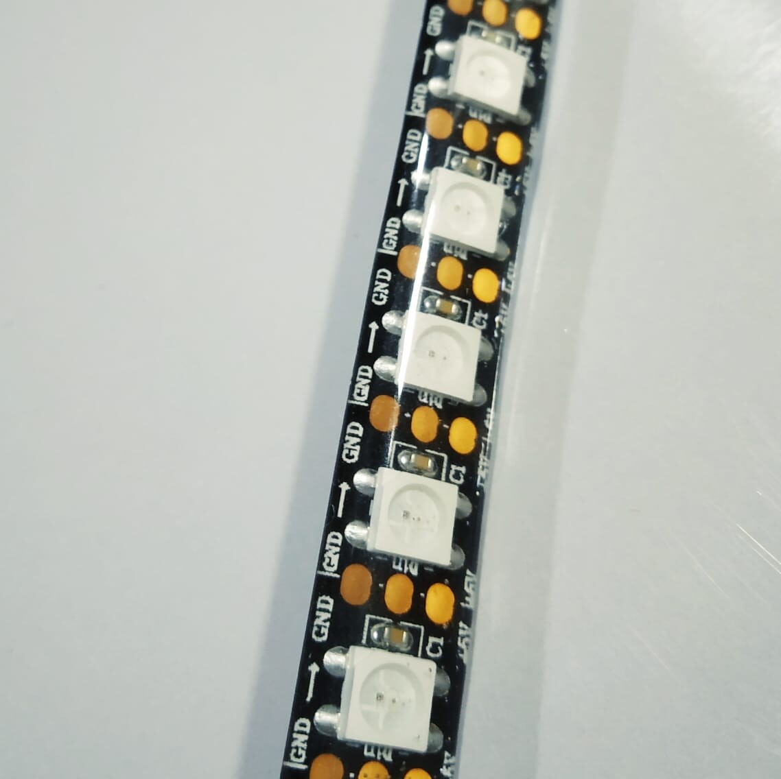 (ADST27) WS2812B 5v 96 led per meter waterproof silicon cover (1 METER)
