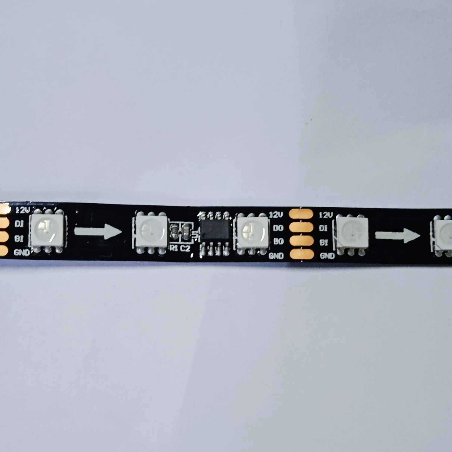(ADST13) WS2818 12V 60 LED PER METER NON WATERPROOF (5 METERS)