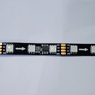 (ADST13) WS2818 12V 60 LED PER METER NON WATERPROOF (5 METERS)
