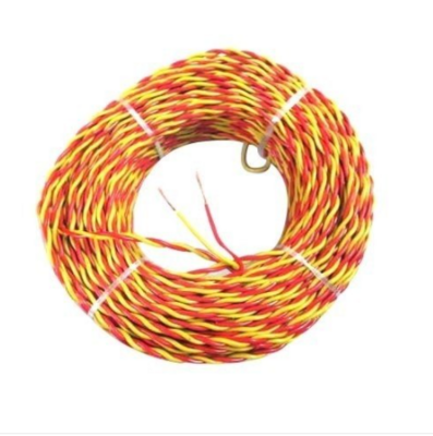 (CW28) 14/38  RED&amp;YELLOW 2 CORE WIRE 100 METER ROLL MAHARAJA