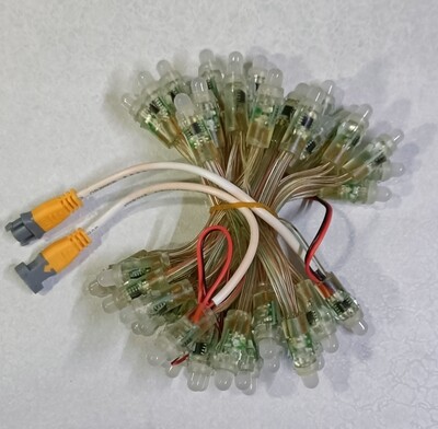(PXL12) 3/2811 INCH GEL WIRE PIXEL WITH ORANGE CONNECTOR