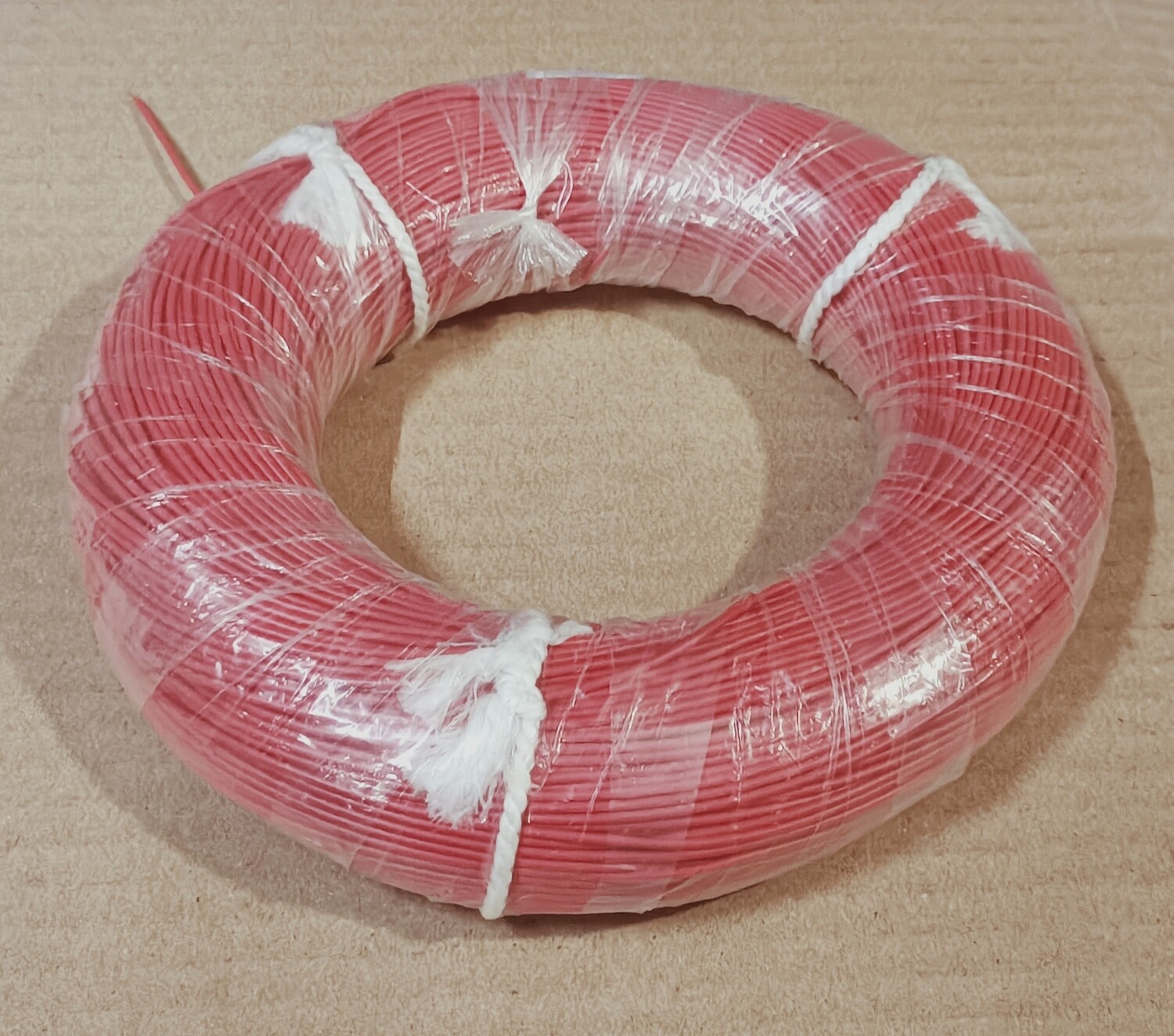 (CW29) 14/38  RED WIRE 200 METER COIL