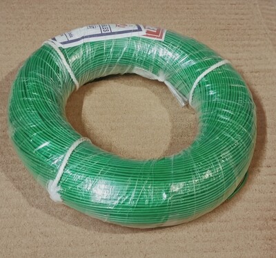 (CW30) 14/38  GREEN WIRE 200 METER COIL