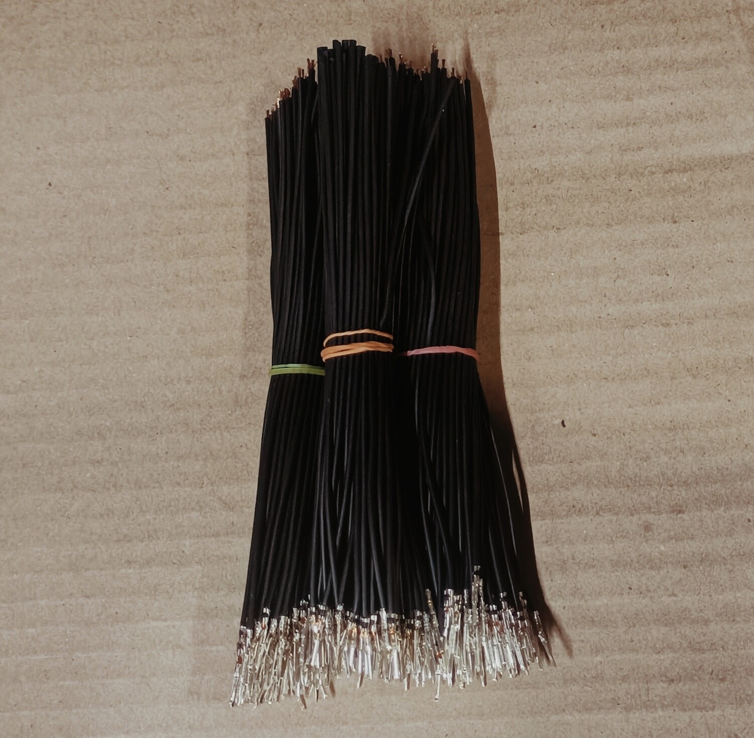(RMCNN32)  14.38 MALE BLACK/GRAY CRIMP WIRE ( PACK OF 50 )