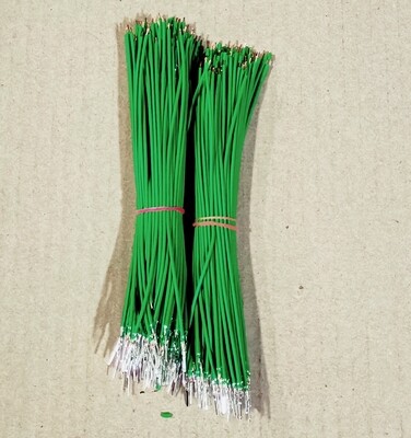 (RMCNN30)  14.38 MALE GREEN CRIMP WIRE ( PACK OF 50)