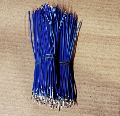 (RMCNN28) 14.38 MALE BLUE CRIMP WIRE ( PACK OF 50 )