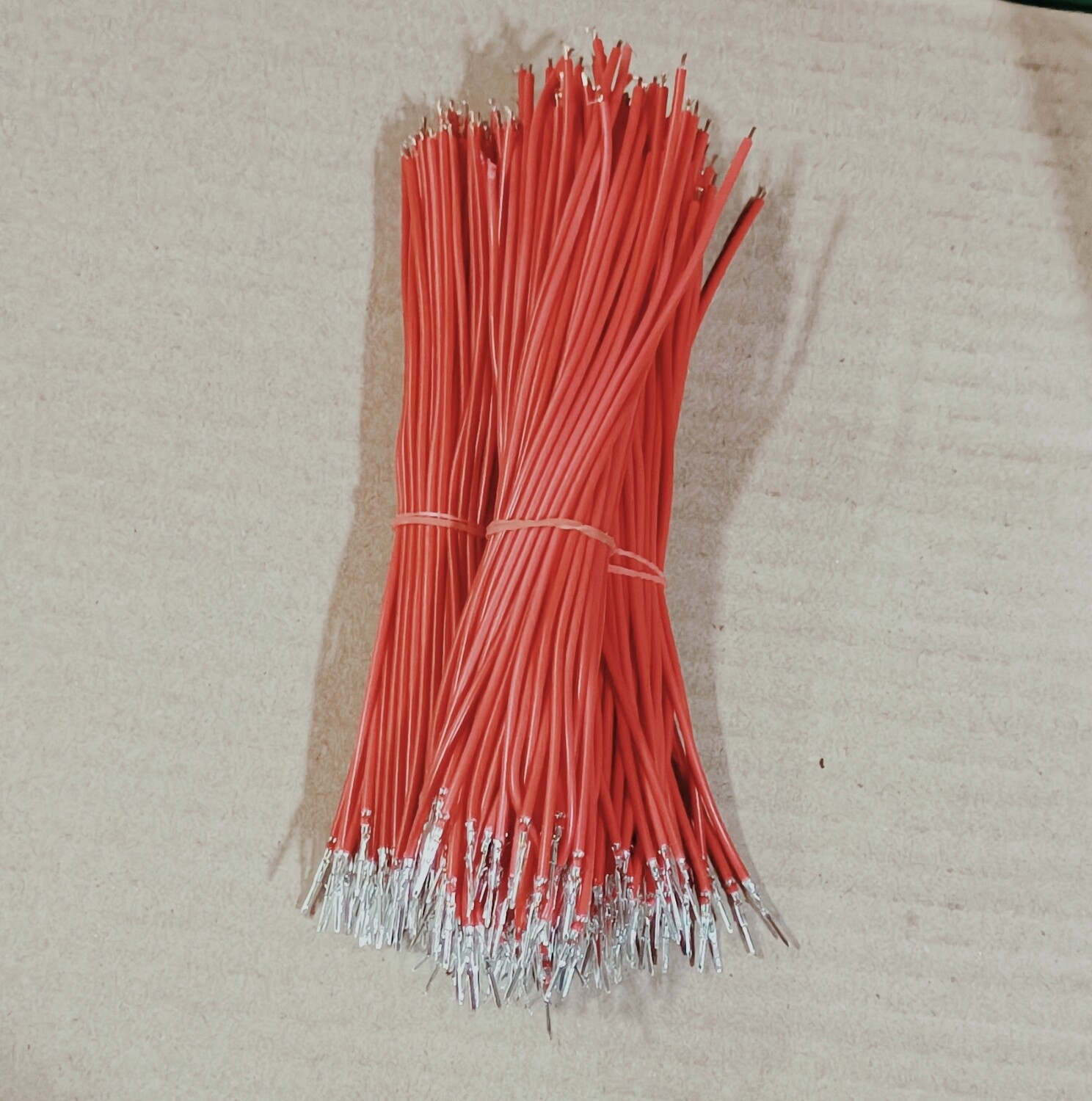 (RMCNN26)  14.38 MALE RED CRIMP WIRE  ( PACK OF 50 )