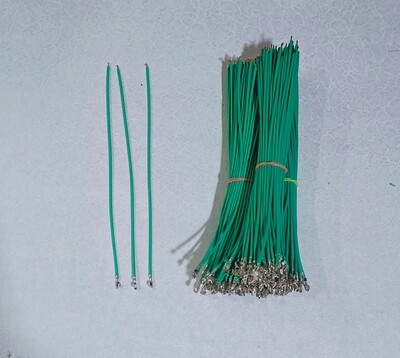 (RMCNN31) 14.38 FEMALE GREEN CRIMP WIRE ( PACK OF 50)
