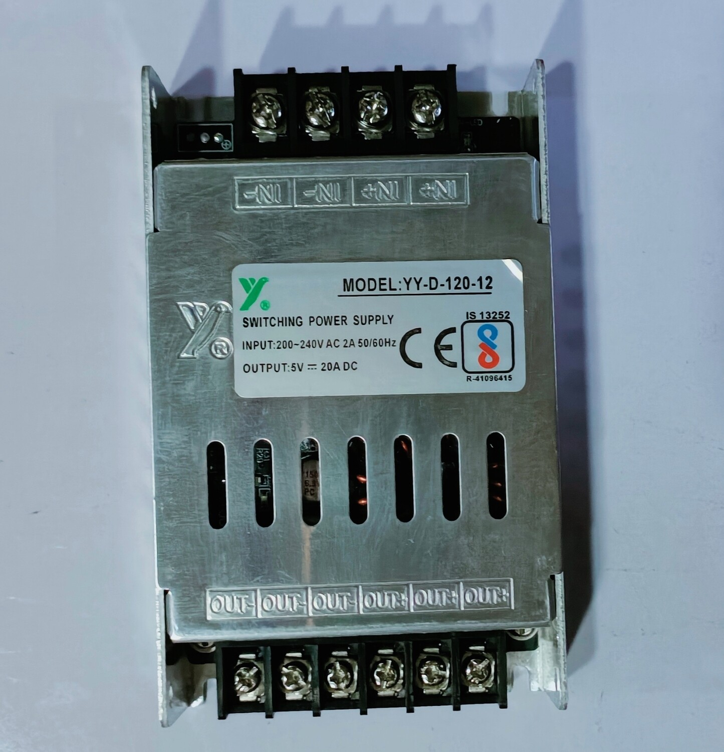 (P16) DC TO DC VOLT CONVERTOR INPUT 24V 12V, OUTPUT 5V 20A SLIM ALUMINIUM BODY