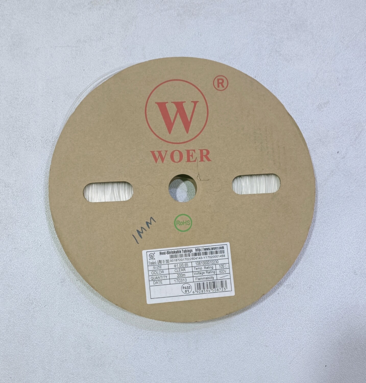 (HS21) HS-T-1MM TRANSPARENT FULL ROLL (200 METER)