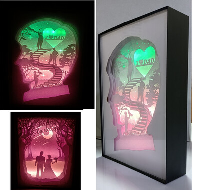 3D SHADOW PAPER LIGHT BOX