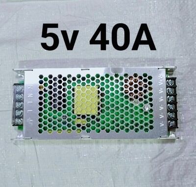 (P69) 5V 40A SLIM ALUMINIUM BODY