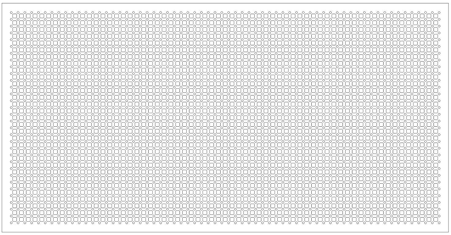 SCR223	4X7.8 FEET 32X64 HOLES SCREEN TOTAL HOLES=2048