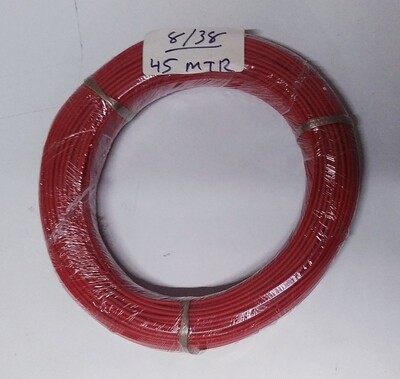 (CW48) 8/38 RED WIRE 45 METER COIL