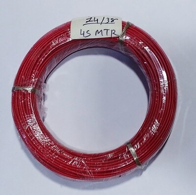 (CW40) 14/38 RED WIRE 45 METER COIL