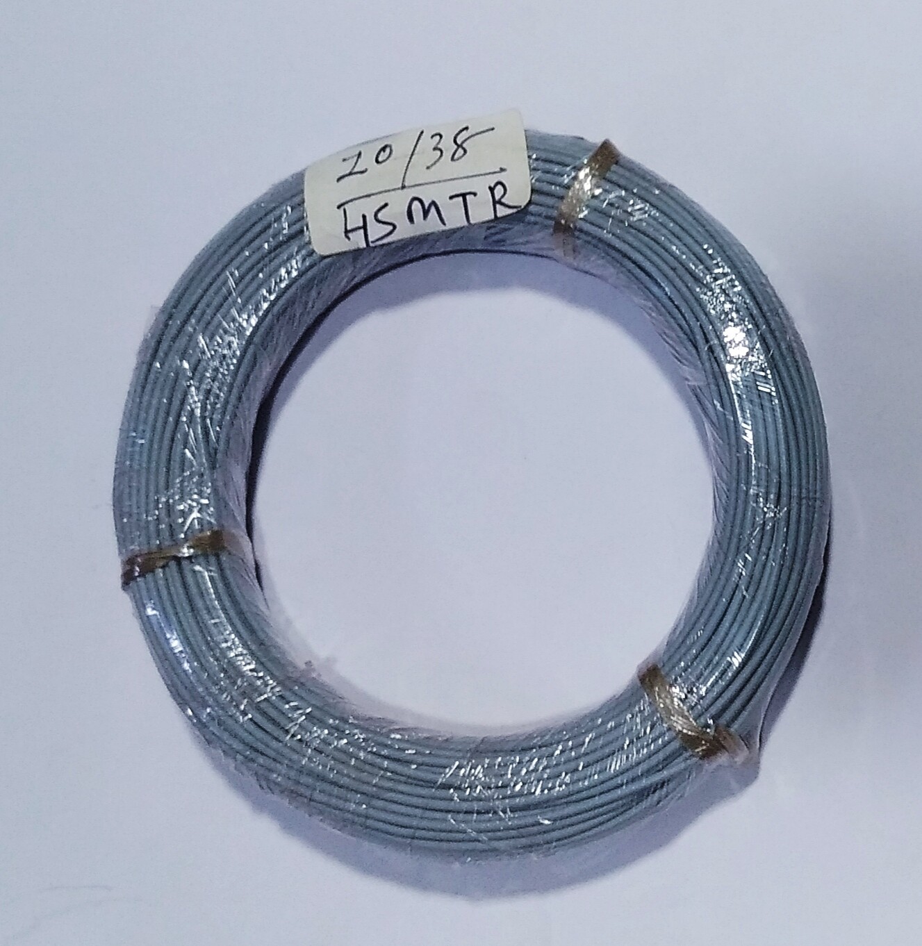 (CW13) 10/38 GREY WIRE 45 METER COIL