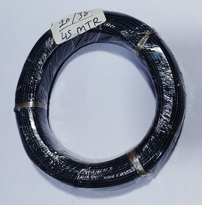 (CW44) 10/38 BLACK WIRE 45 METER COIL