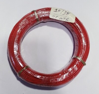 (CW45) 10/38 RED WIRE 45 METER COIL