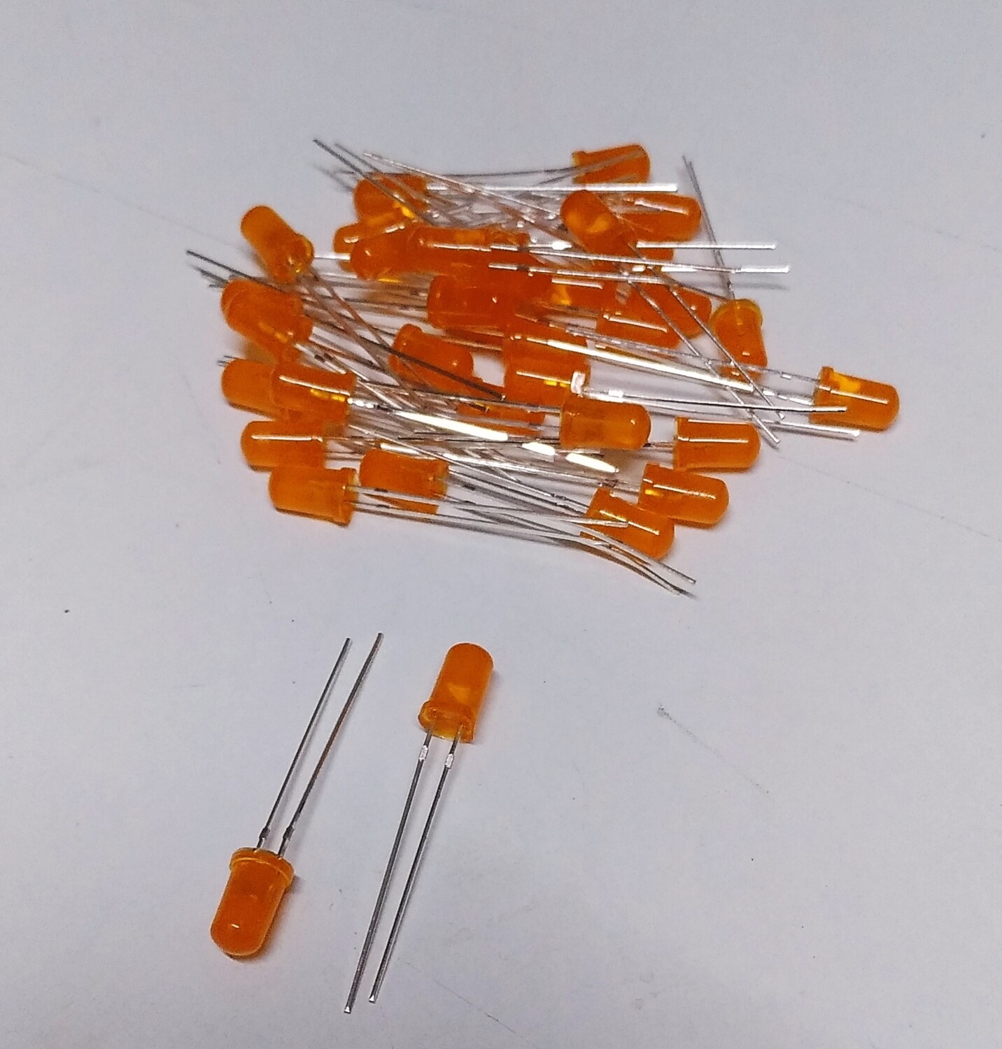 (LD9) ORANGE  5 MM ROUND LED PACK OF 10