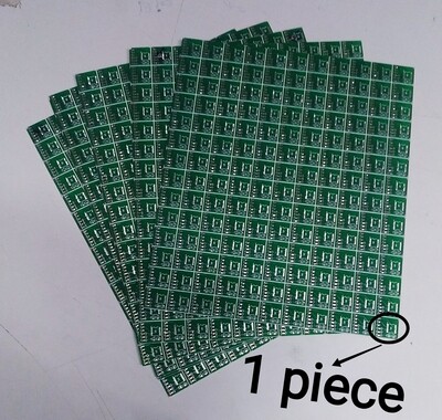 (PCB5) 18x18MM PLAIN NUVOTON PCB (PACK OF10)