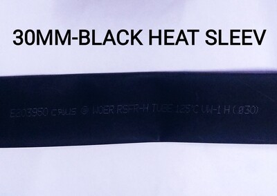 (HS1) HS-B-30MM BLACK FULL ROLL (50 METER)