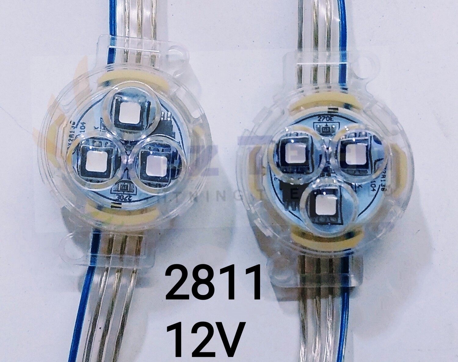 (LCN2) 30MM COIN (3 LED) 12V&quot;5 INCH (SET OF 30)