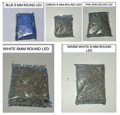8MM ROUND LED