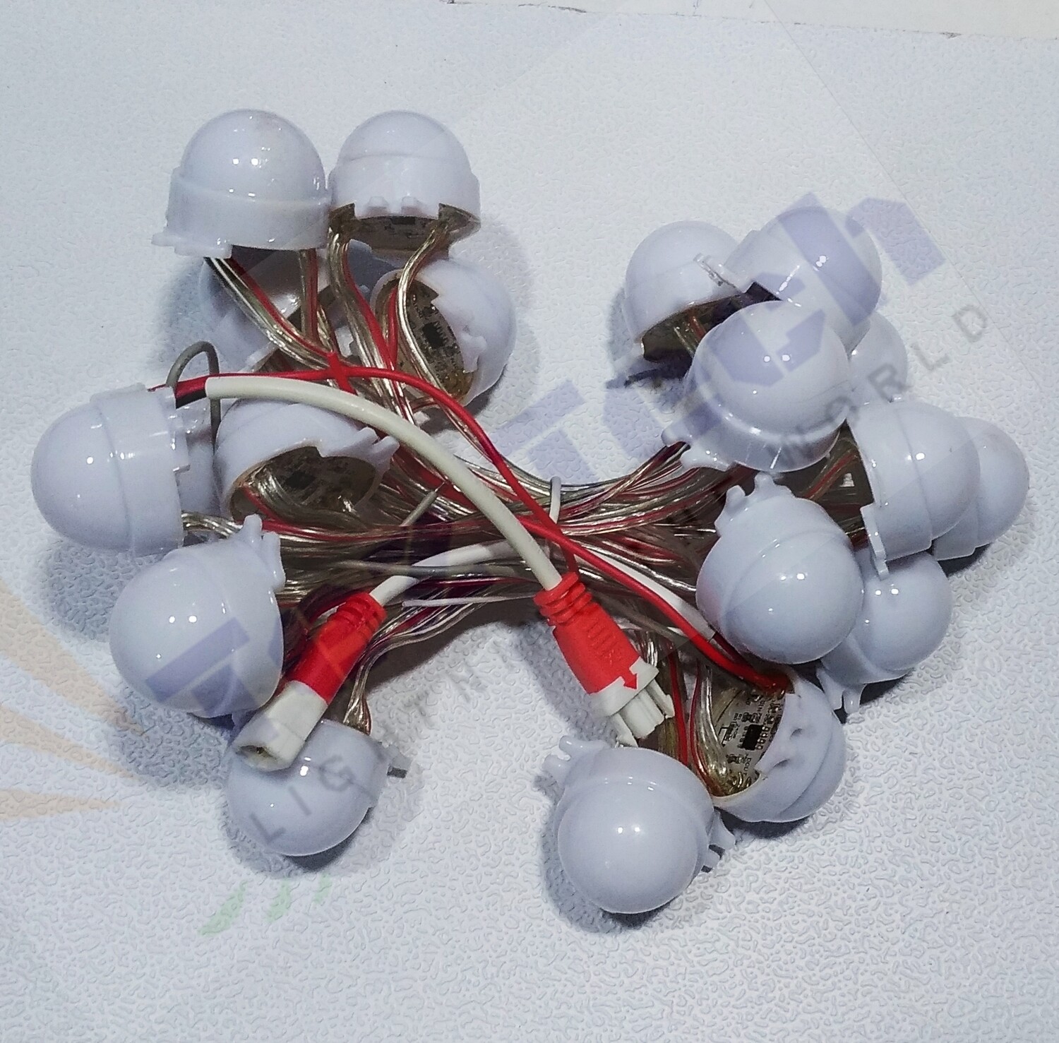 (LCN3) 5INCH/30MM RGB(WS2811) 12V/0.72W 1SET OF 25 LED COINS