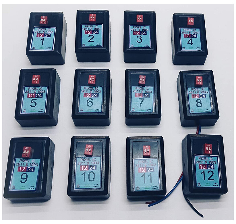 (PRLC31) SET OF 1 TO 12 SWITCH CONTROLLER (PIXEL IC 2811 &amp; 1903)