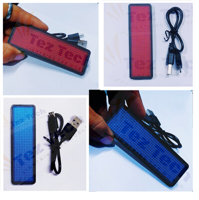 LED NAME BADGE