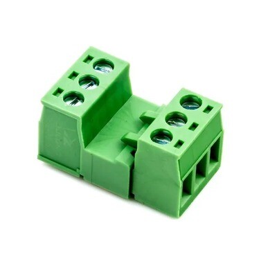 (RMCNN41)MALE (RMCNN95)FEMALE 3 PIN GREEN CONNECTOR (PACK OF 10)