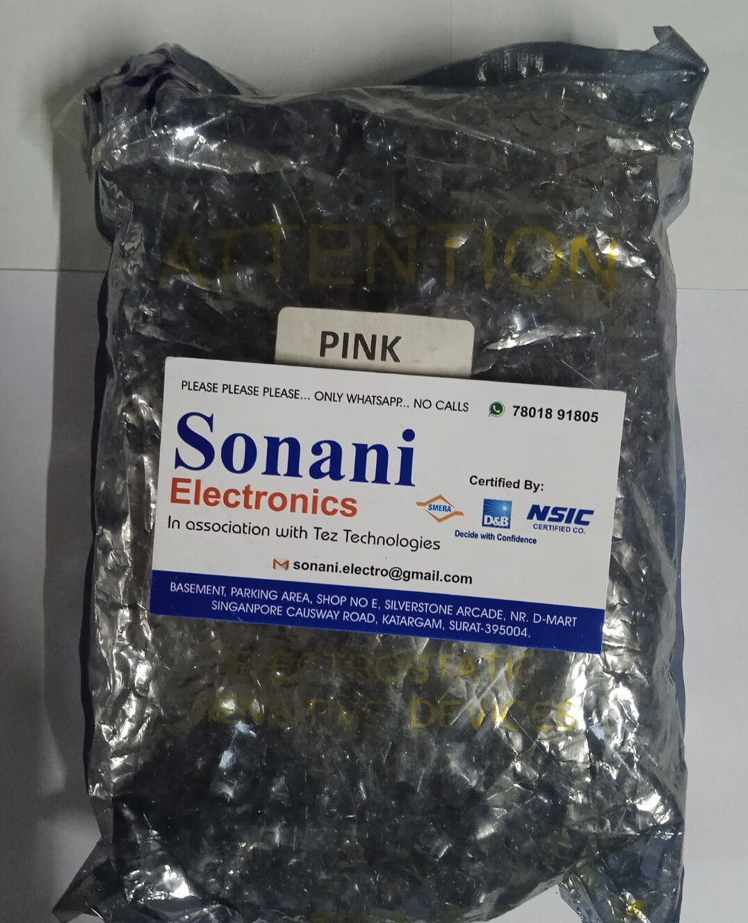(LD15) PINK  5MM OVAL LED PACK OF 20