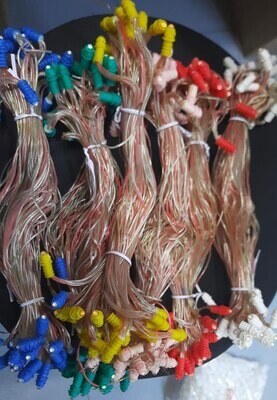 (SCP38)  GREEN 11 INCH 12V 9MM GEL WIRE