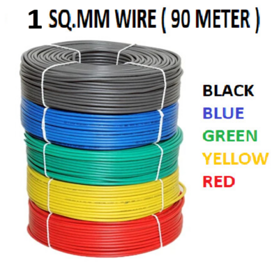 (CW49) 1.0 SQ.MM WIRE ( 90 METER )