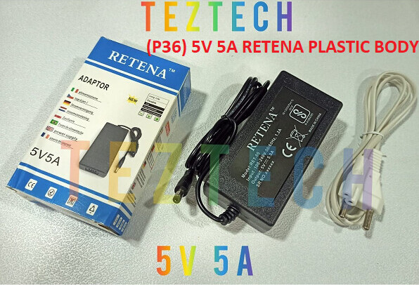 (P36) 5V 5A RETENA PLASTIC BODY