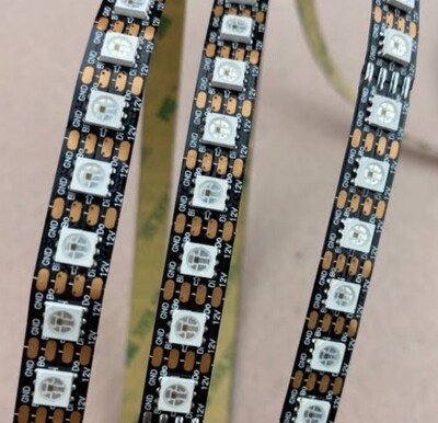 (ADST16) 2815 12V 96 LED NON WATERPROOF BLACK(5 meter)