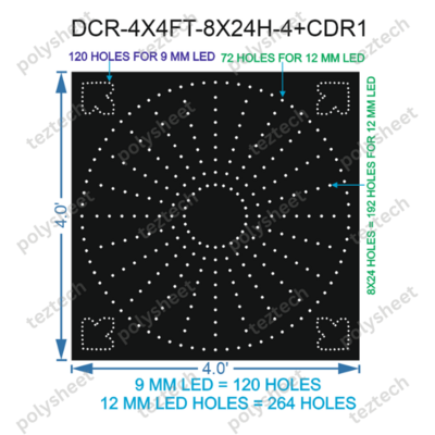 DCR-4X4FT-8X24H DESIGNER CIRCLE