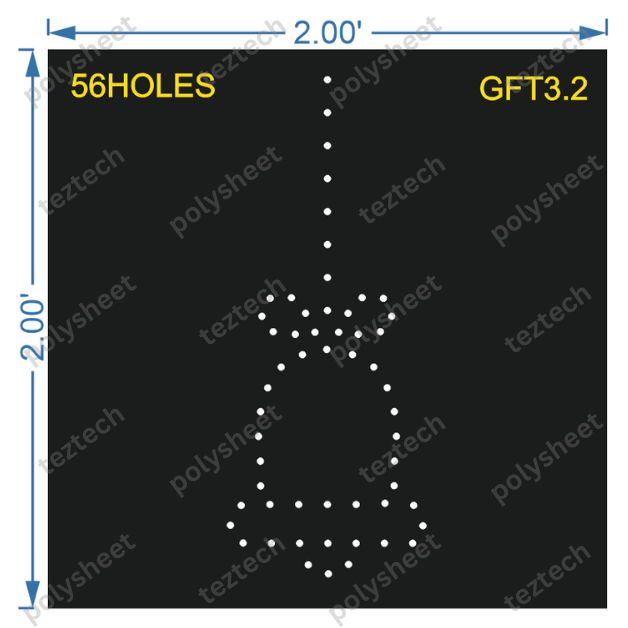 GFT3.2 GIFT 2X2 FEET 56 HOLES
