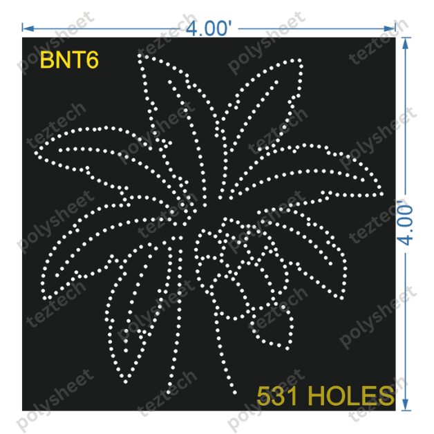 BNT6 BANANA TREE 4X4 FEET 531 HOLES