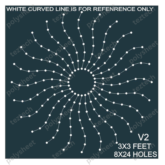 CRC42 3X3 FEET 8X24 HOLES CIRCLE POLYSHEET V2