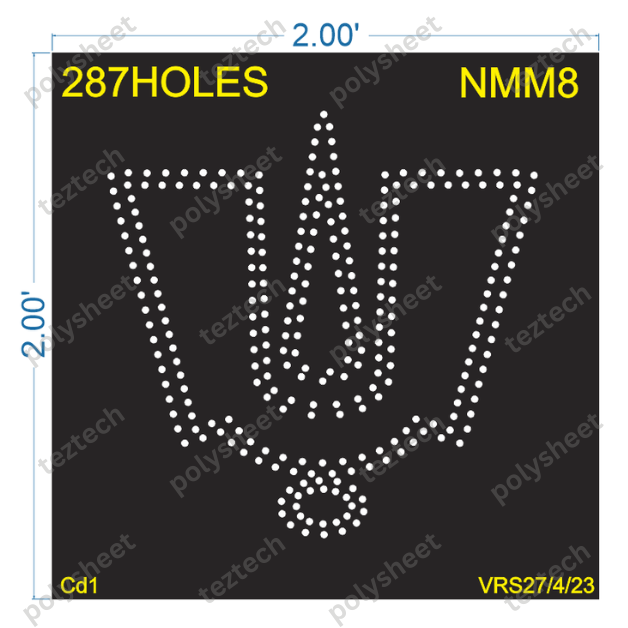 NMM8 NAMAM 2X2 FEET 287HOLES