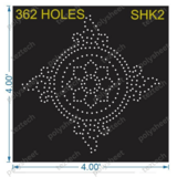 SHK2 SHAKRAM 4X4 FEET 362 HOLES