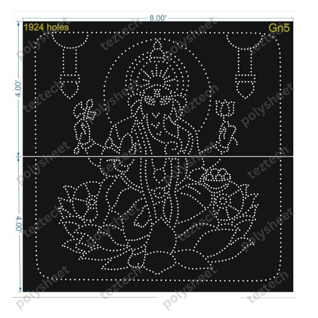 GN5	GANPATI 8X8 FEET  1924 HOLES