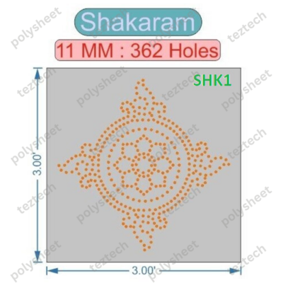 SHK1 SHAKRAM 3X3 FT 362 HOOLES