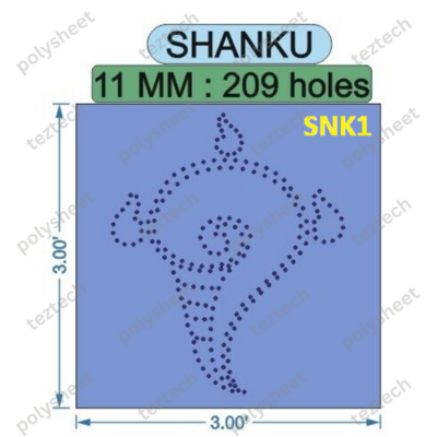 SNK1 SHANKU 3X3 FT 209 HOLES