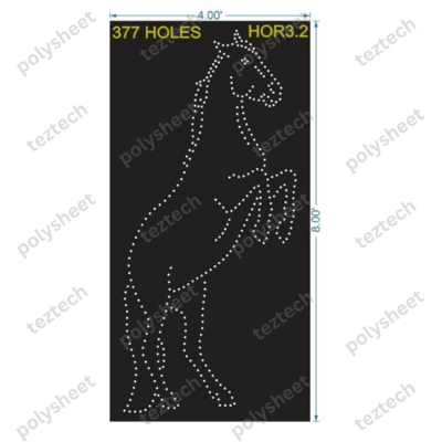HOR3.2 HORSE 8X4 FEET 377 HOLES