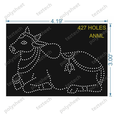 ANML NANDI 3X4.19 FEET 427 HOLES